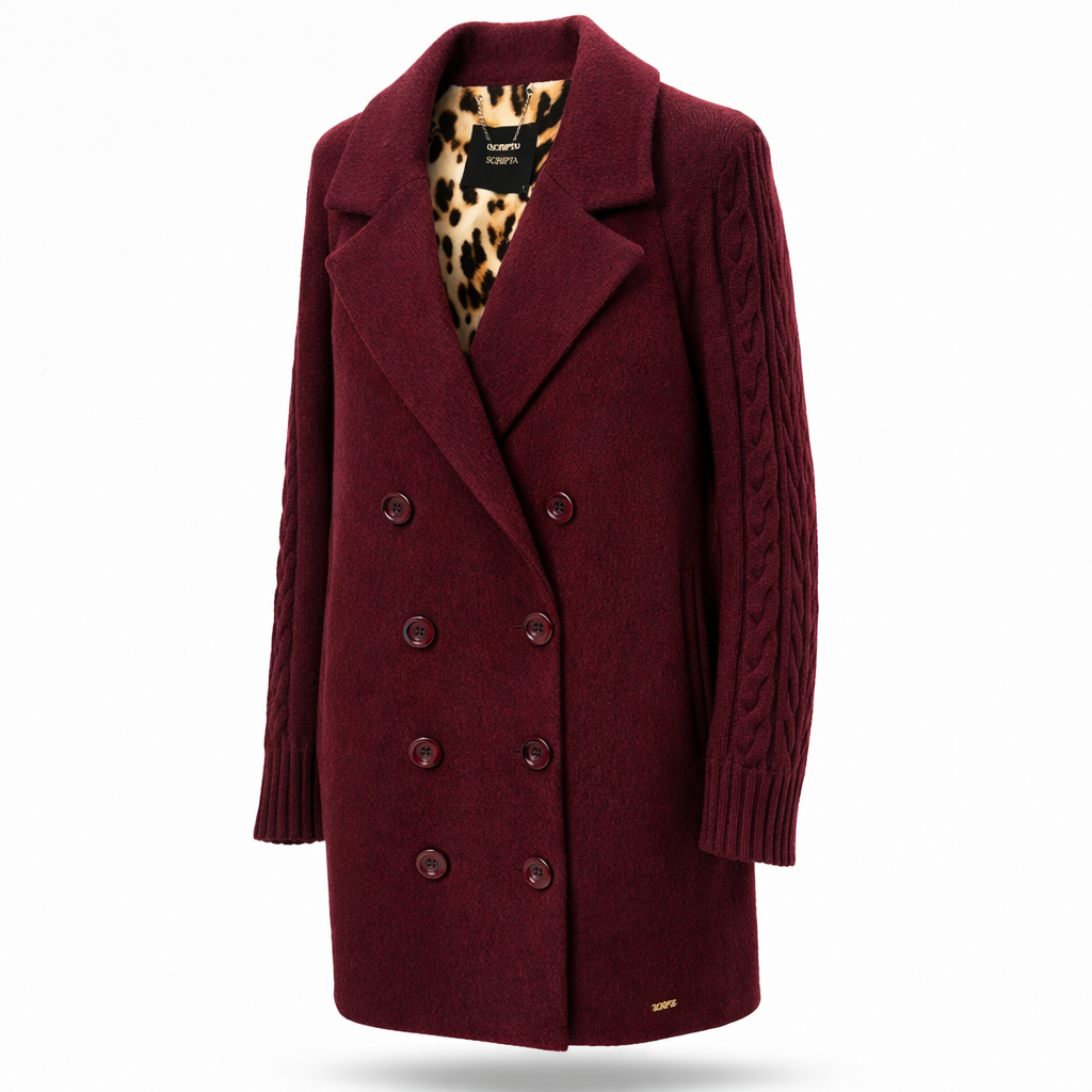 Abrigo de paño Scripta
